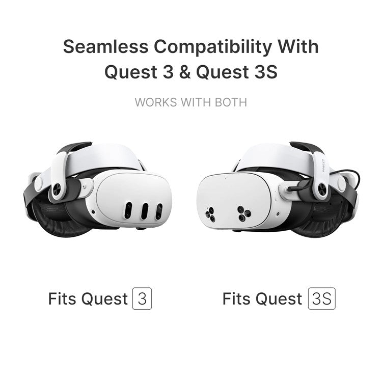 BOBOVR M3 Pro For Meta Quest 3S / 3 VR Headset Head Strap 5200mAh Battery Pack Headband