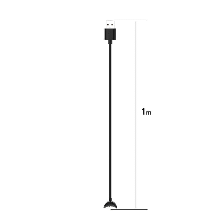 1,0M Smartwatch USB-laddaradapter Laddningsdocka-vaggakabel för Amazfit X
