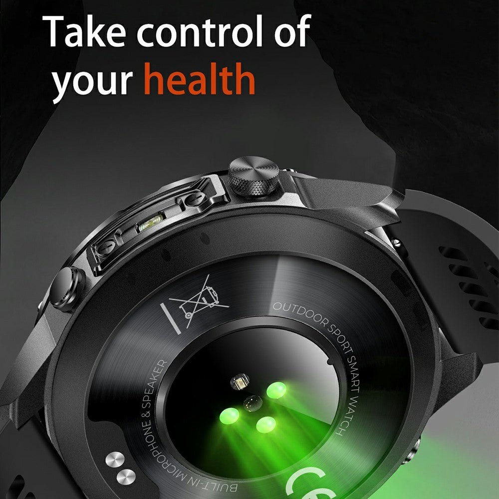 Y102 1.43 Inch AMOLED Screen Smart Watch GPS Positioning Bluetooth-compatible Call Health Monitor Waterproof Fitness Tracker