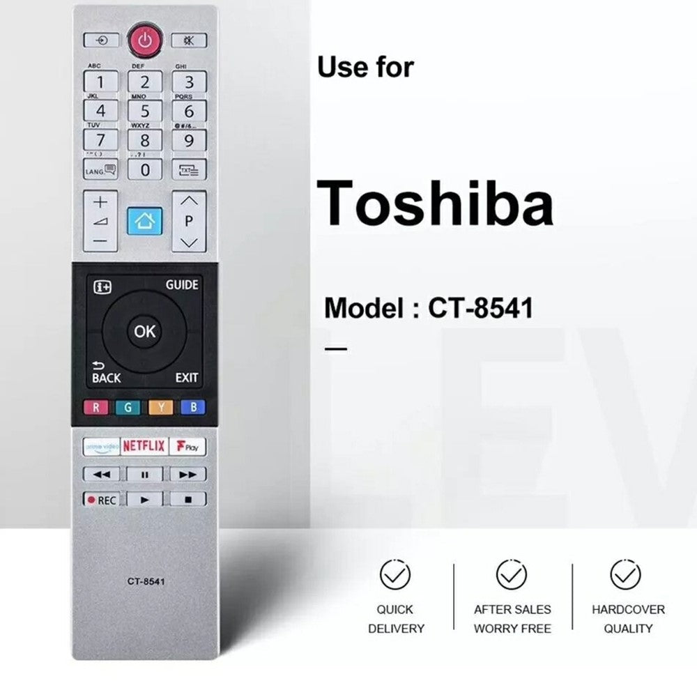 CT-8541 For TOSHIBA Smart Television Plastic Remote Control TV Replacement Remote
