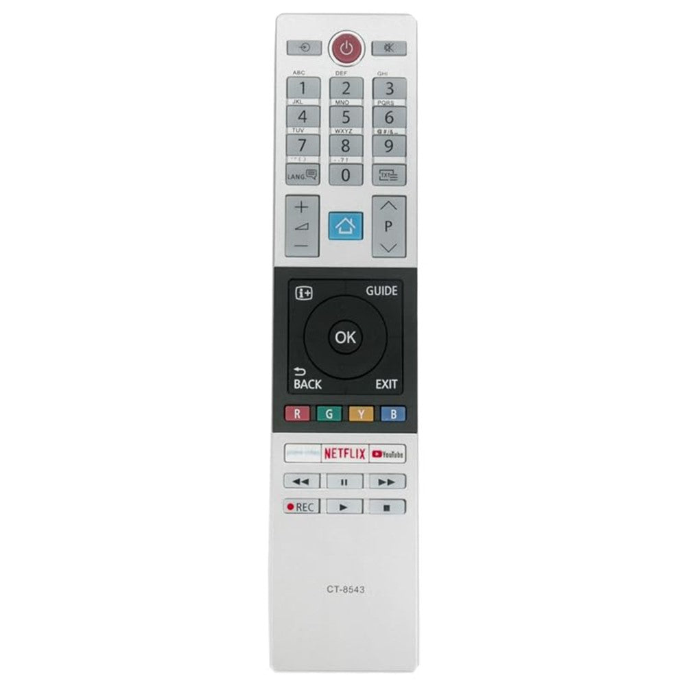 CT-8543 Remote Control for Toshiba Smart TV Replacement Intelligent Controller