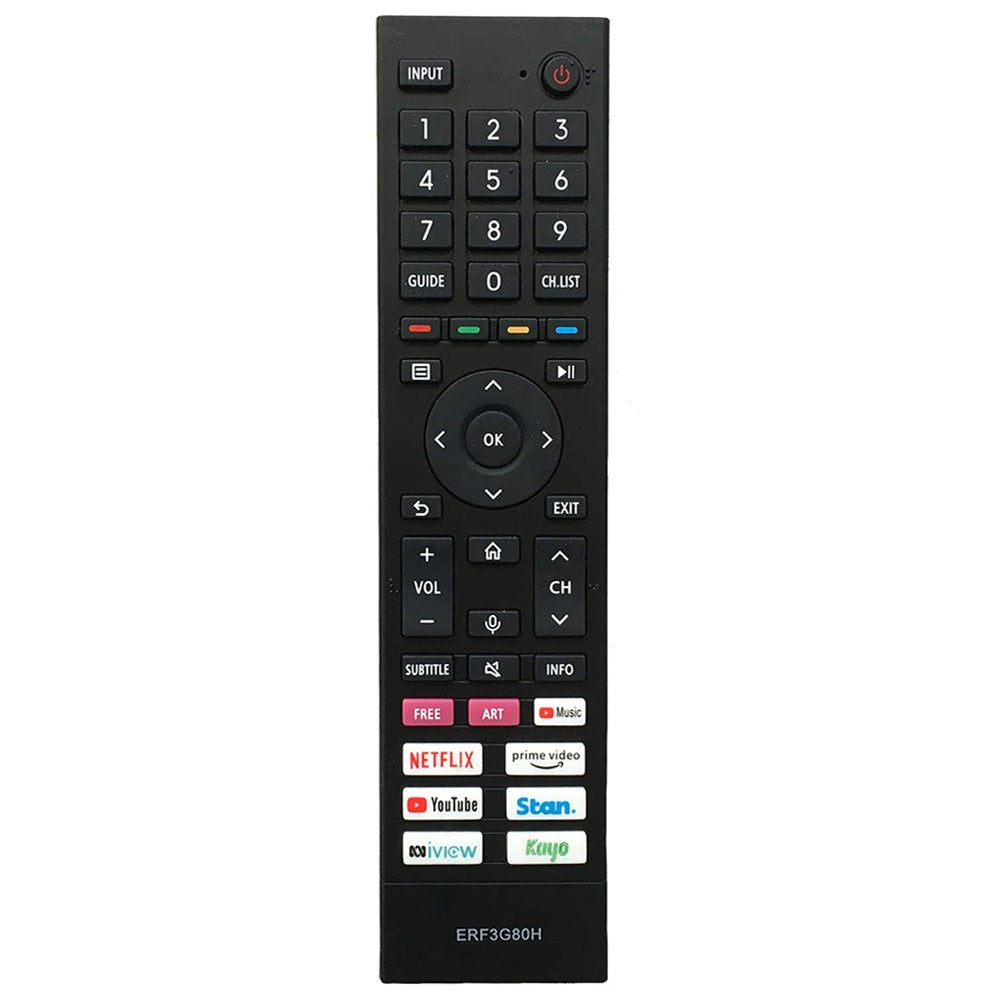 ERF3G80H Plastic Remote Control for Hisense TV Replacement Remote
