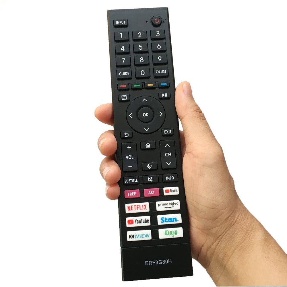 ERF3G80H Plastic Remote Control for Hisense TV Replacement Remote