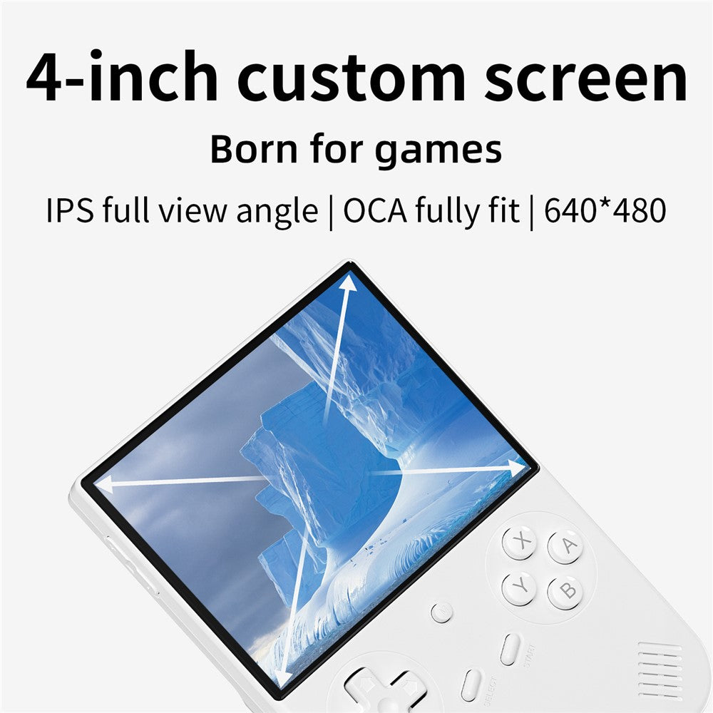 ANBERNIC RG40XXV 4.0-inch IPS Screen WiFi Bluetooth-Compatible 64GB Retro Video Game Console without TF Card