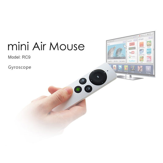 MEASY RC9 Mini Air Mouse 2.4G Trådlös Set-Top Box Fjärrkontroll för PC Smart TV HTPC