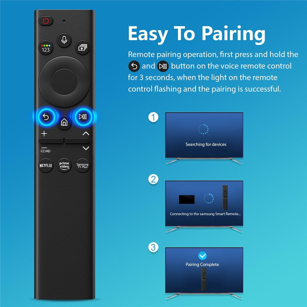 BN59-01357A For Samsung TV Remote Control Solar Powered Handheld Controller with Voice Function
