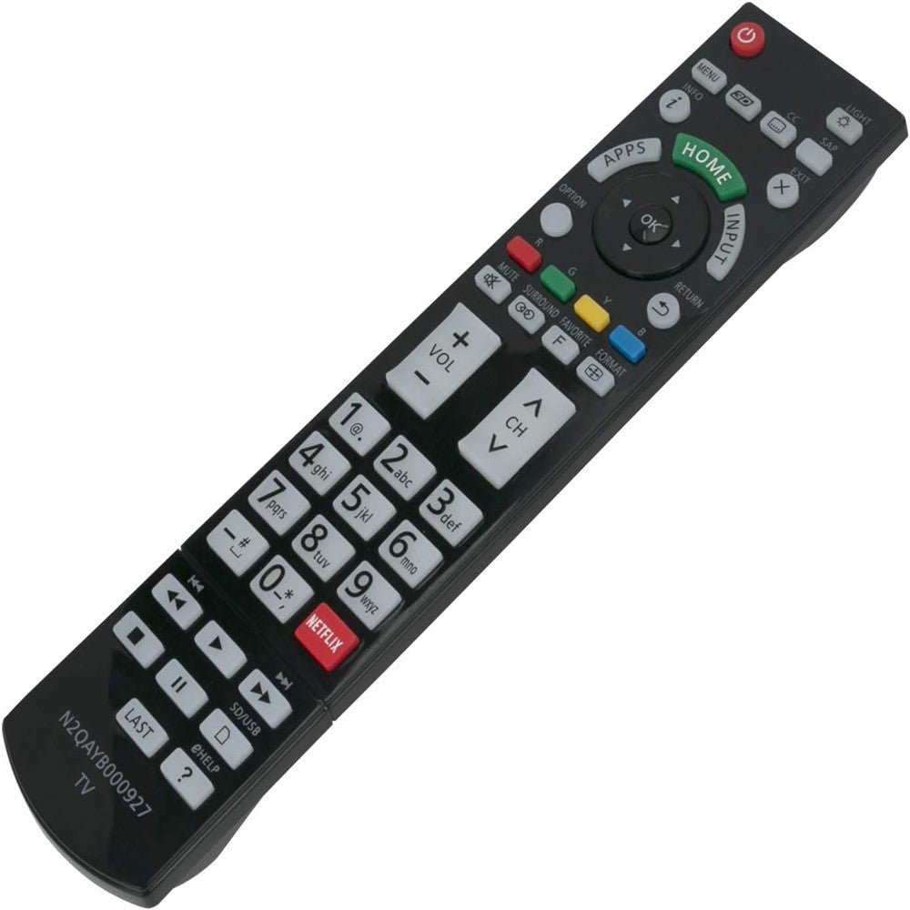 N2QAYB000927 for Panasonic TV Universal Remote Control Infrared Remote Replacement
