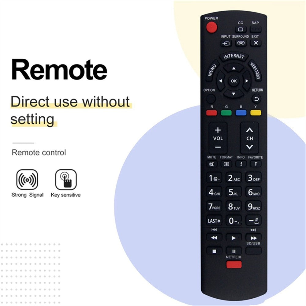 N2QAYB000779 Remote Control Replacment for Panasonic TV Universal Infrared Controller
