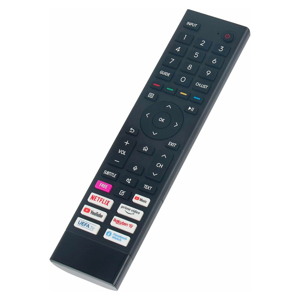 ERF3B80H For Hisense TV Remote Control 1-10m Range Infrared Replacement Controller (Not Support Voice Function)