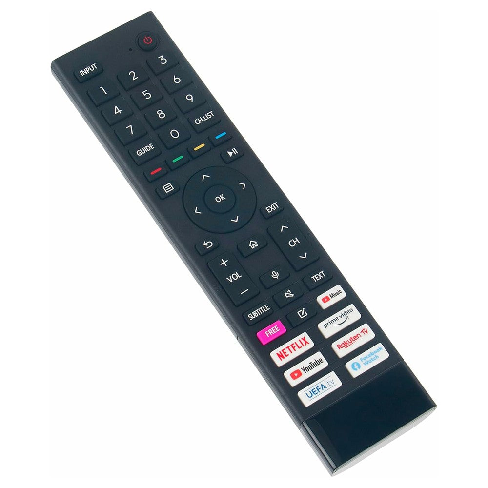 ERF3B80H For Hisense TV Remote Control 1-10m Range Infrared Replacement Controller (Not Support Voice Function)