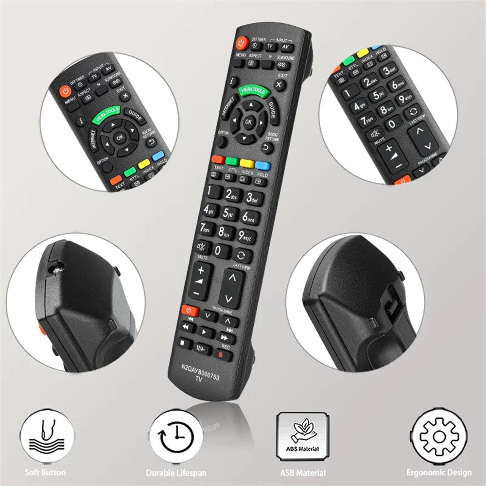 N2QAYB000753 For Panasonic TV Infrared Remote Control Universal Replacement