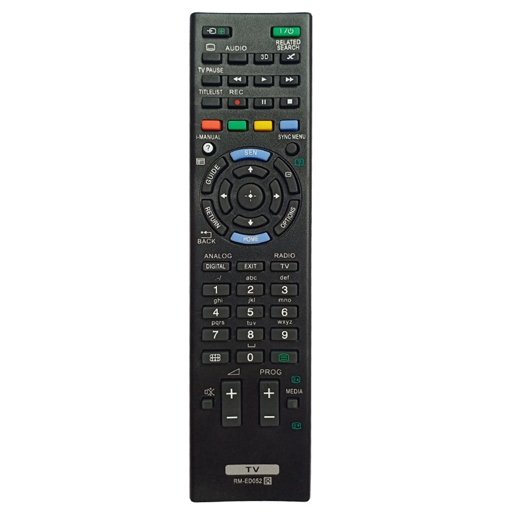 RM-ED052 Replacement Smart English Television Remote Control for Sony TV