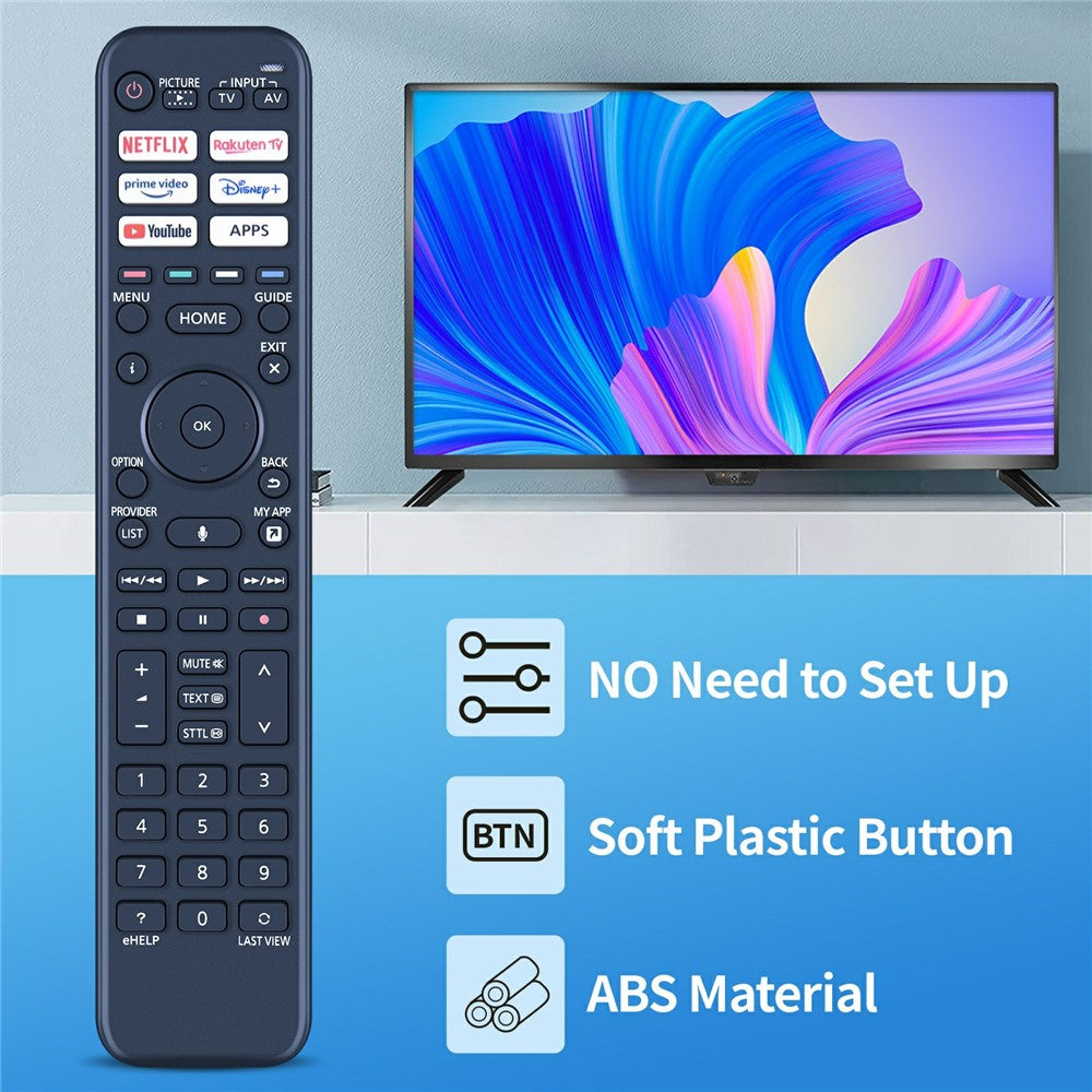 For Panasonic TV IR Infrared Remote Control ABS Material 10m Range Wireless Replacement Controller (No Voice Function)
