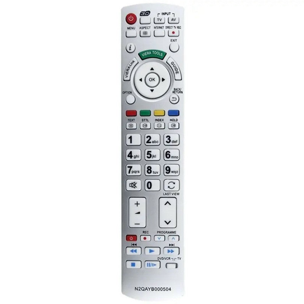 N2QAYB000504 Infrared Remote Control for Panasonic TV Strong Signal IR Wireless Replacement Controller