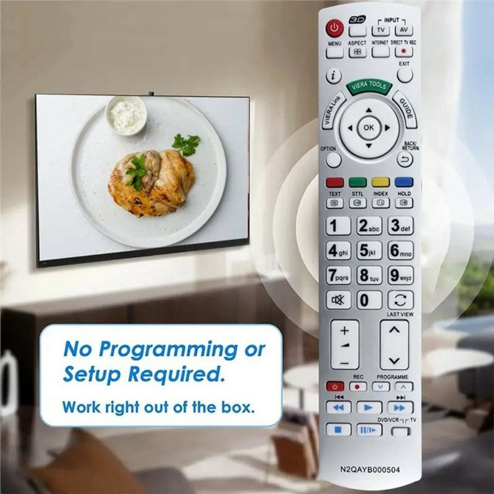 N2QAYB000504 Infrared Remote Control for Panasonic TV Strong Signal IR Wireless Replacement Controller