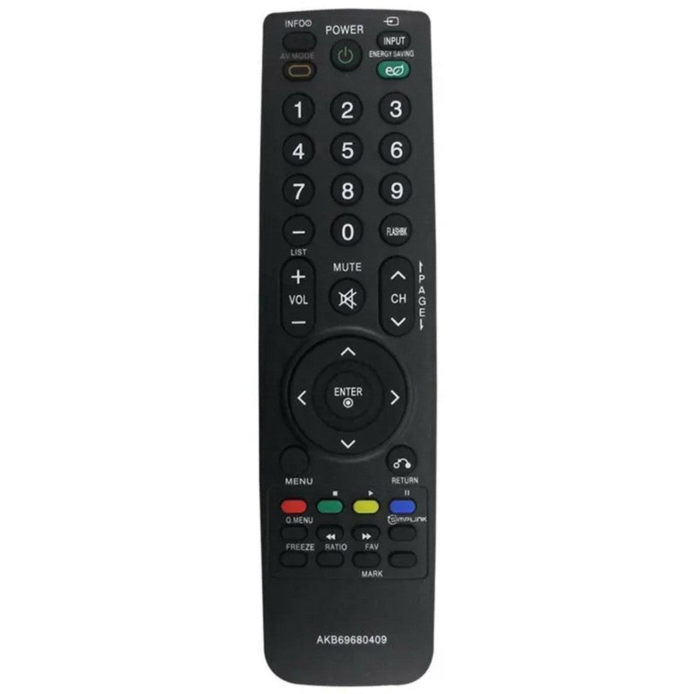 AKB69680409 Infrared Remote Control for LG TV Ergonomic Wireless Replacement IR Television Controller