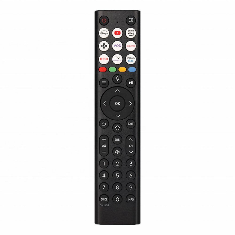 ERF2K38H TV Remote Control for Hisense TV 10m Range ABS Material Infrared IR Controller Replacement (No Voice Function)
