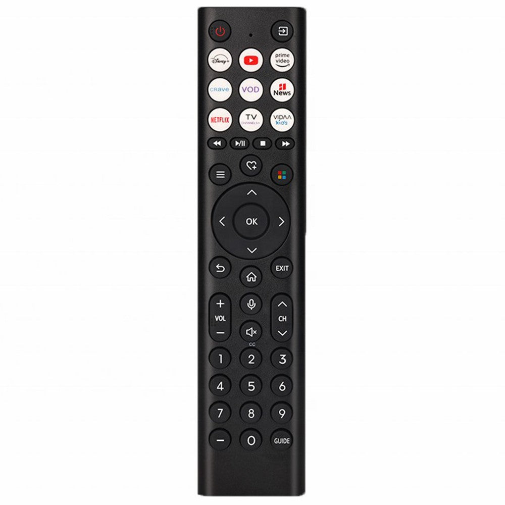ERF2G38H Remote Control for Hisense TV 10m Range Infrared IR Controller Replacement (No Voice Function)
