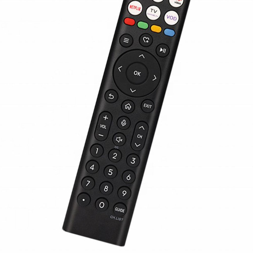 ERF2J38H Remote Control for Hisense TV 10m Range Infrared IR No Voice Function Controller Replacement