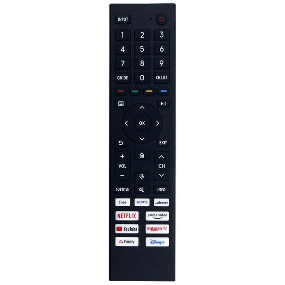 CT-8575 Remote Control for Toshiba TV 10m Range No Voice Function Infrared IR Television Controller Replacement