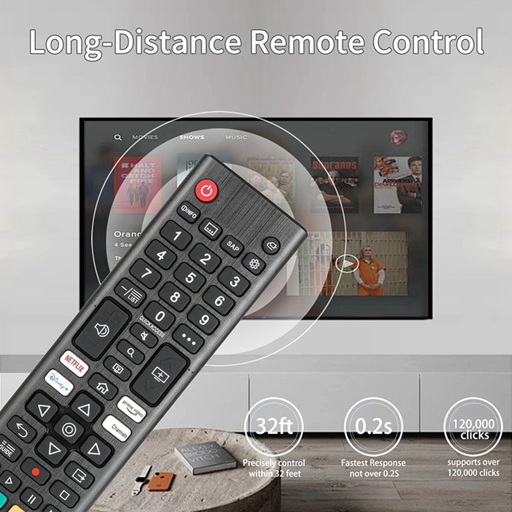 AKB76040302 For LG TV Remote Control Infrared Ergonomic Wireless Replacement Handheld Controller