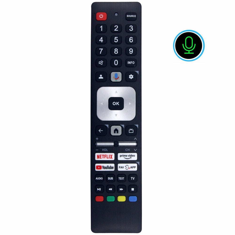 RMC0147N For Sharp TV Voice Remote Control Replacement 10m Range Handheld Controller