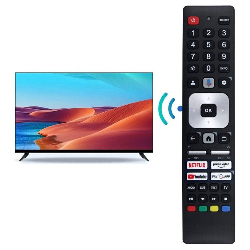 RMC0147N For Sharp TV Voice Remote Control Replacement 10m Range Handheld Controller