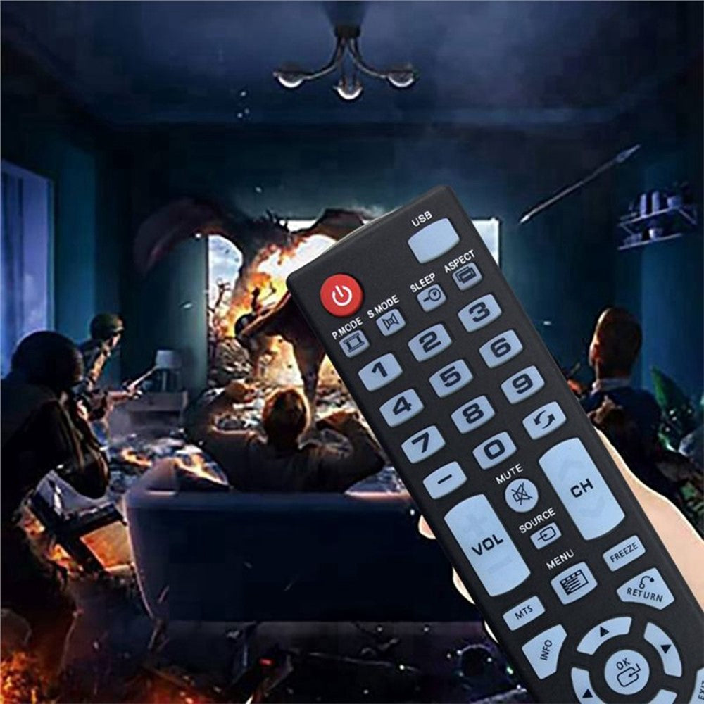 ELEFW248 For Element TV Remote Control Ergonomic 1-10m Range Infrared Controller Replacement