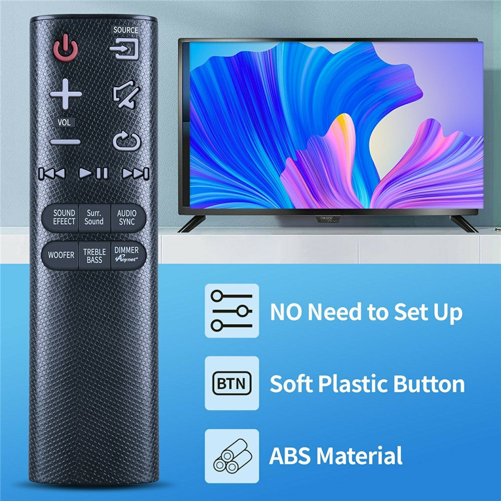 AH59-02632A For Samsung Soundbar Remote Control 10m Range Infrared Controller Replacement