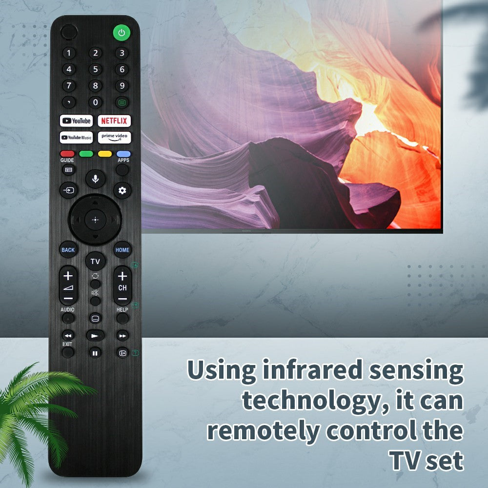 RMF-TX520P For Sony TV Infrared Remote Ergonomic Handheld Remote Controller (Not Support Voice Function)
