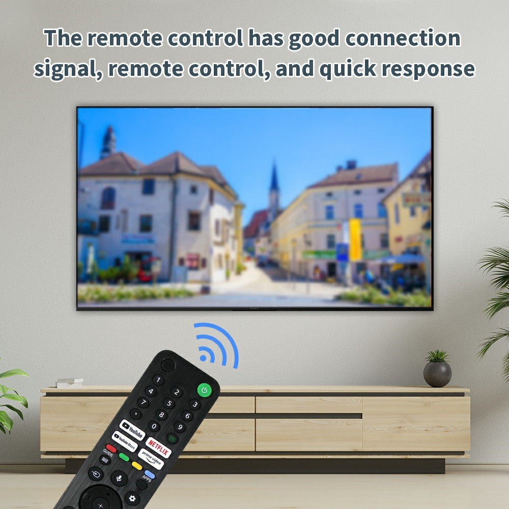 RMF-TX520P For Sony TV Infrared Remote Ergonomic Handheld Remote Controller (Not Support Voice Function)