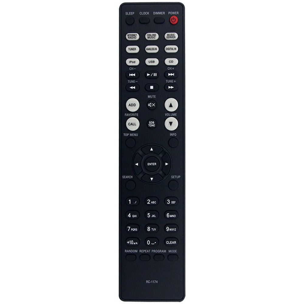 RC-1174 For Denon Amplifier Infrared Remote Control Replacement 1-10m Range Handheld Controller