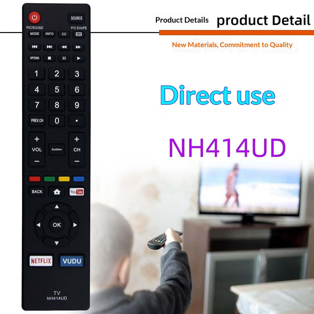 NH414UD For MAGNAVOX Television IR Controller Battery Powered TV Remote Control