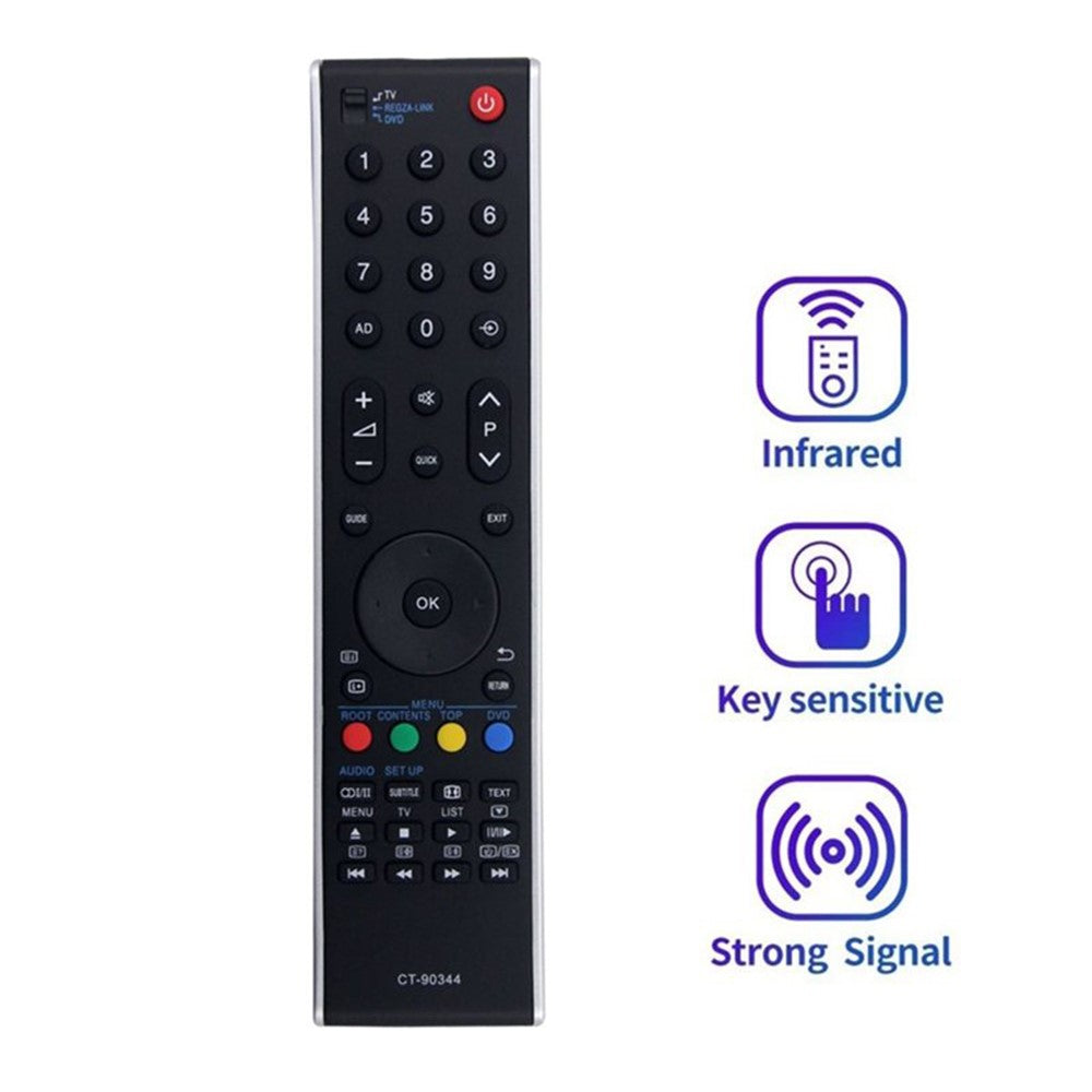 CT-90344 For Toshiba TV Remote Control ABS Replacement Infrared Controller