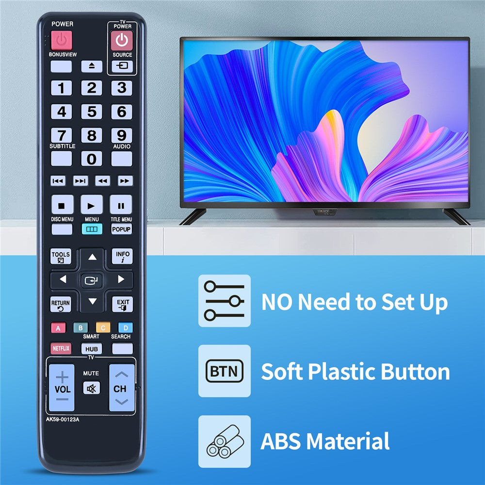 AK59-00123A For Samsung TV Remote Control Infrared Replacement Long Range Handheld Controller