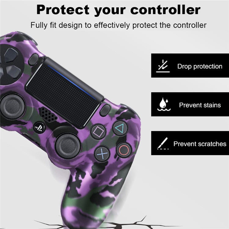 DATA FROG Silicone Cover for Sony PlayStation 4 Pro / PS4 Slim / Playstation 4 Game Controller Graffiti Protective Cas