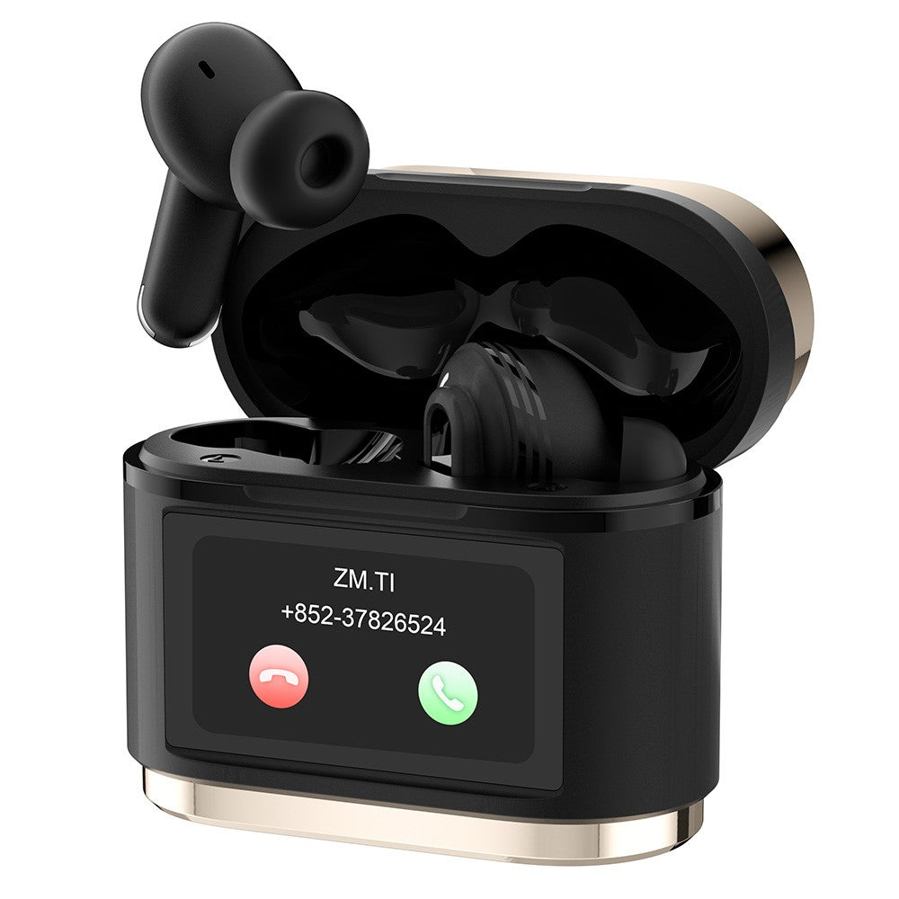 BD2 Smart Digital Display Touch Screen Wireless Bluetooth-compatible Headset ANC+ENC Noise Cancelling
