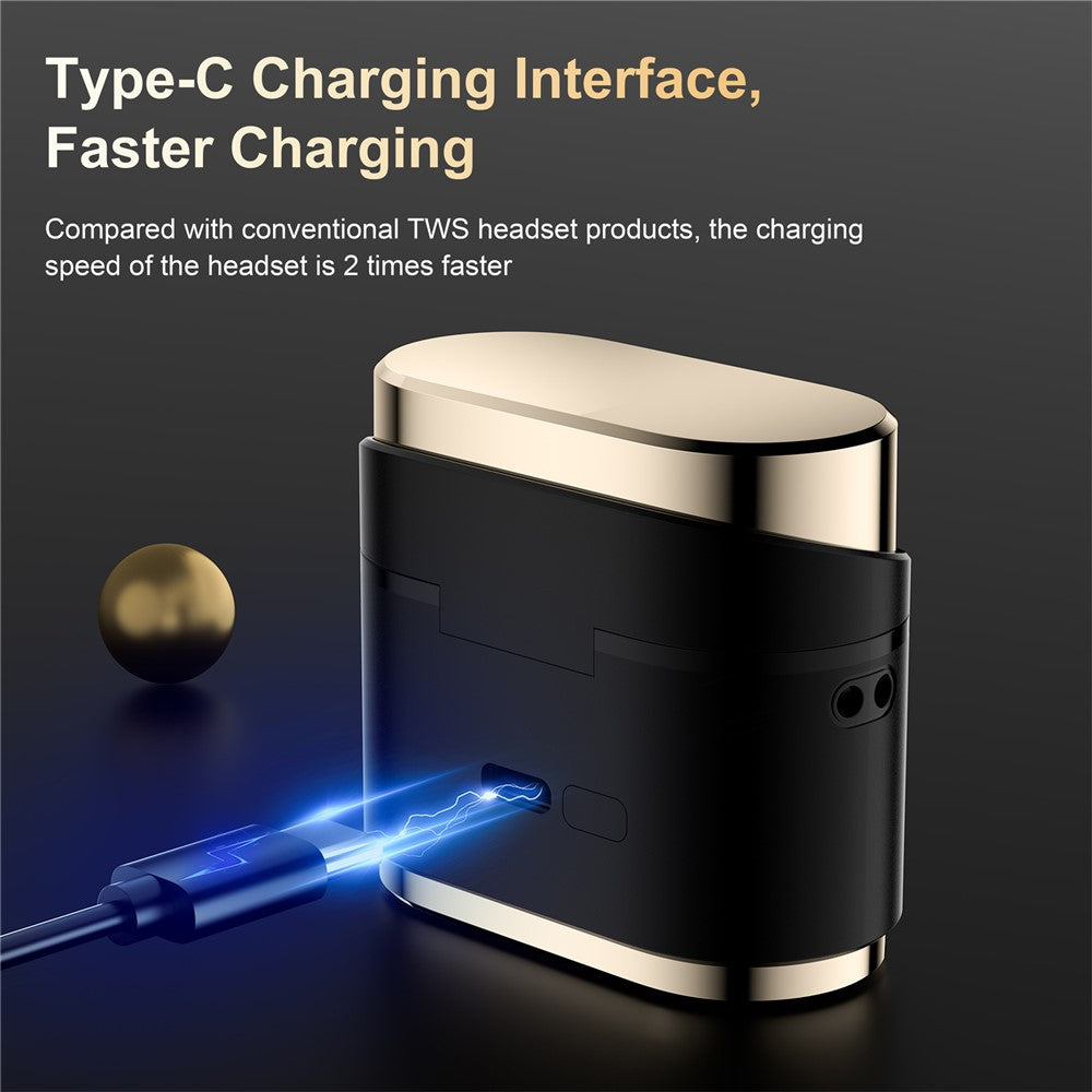 BD2 Smart Digital Display Touch Screen Wireless Bluetooth-compatible Headset ANC+ENC Noise Cancelling
