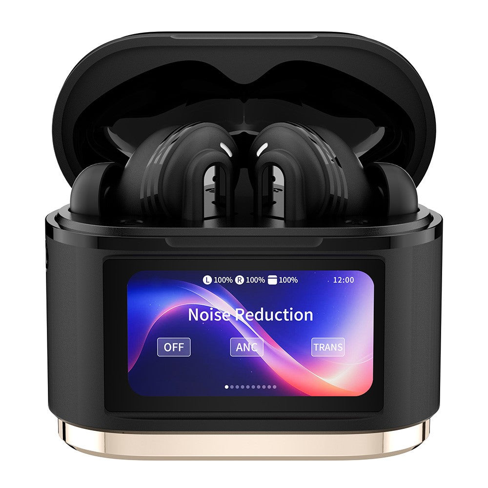 BD2 Smart Digital Display Touch Screen Wireless Bluetooth-compatible Headset ANC+ENC Noise Cancelling