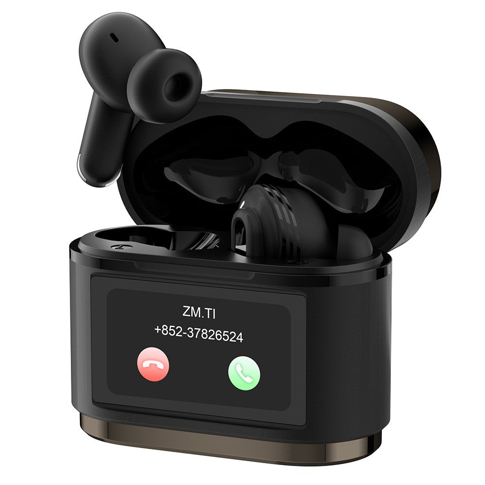 BD2 Smart Digital Display Touch Screen Wireless Bluetooth-compatible Headset ANC+ENC Noise Cancelling
