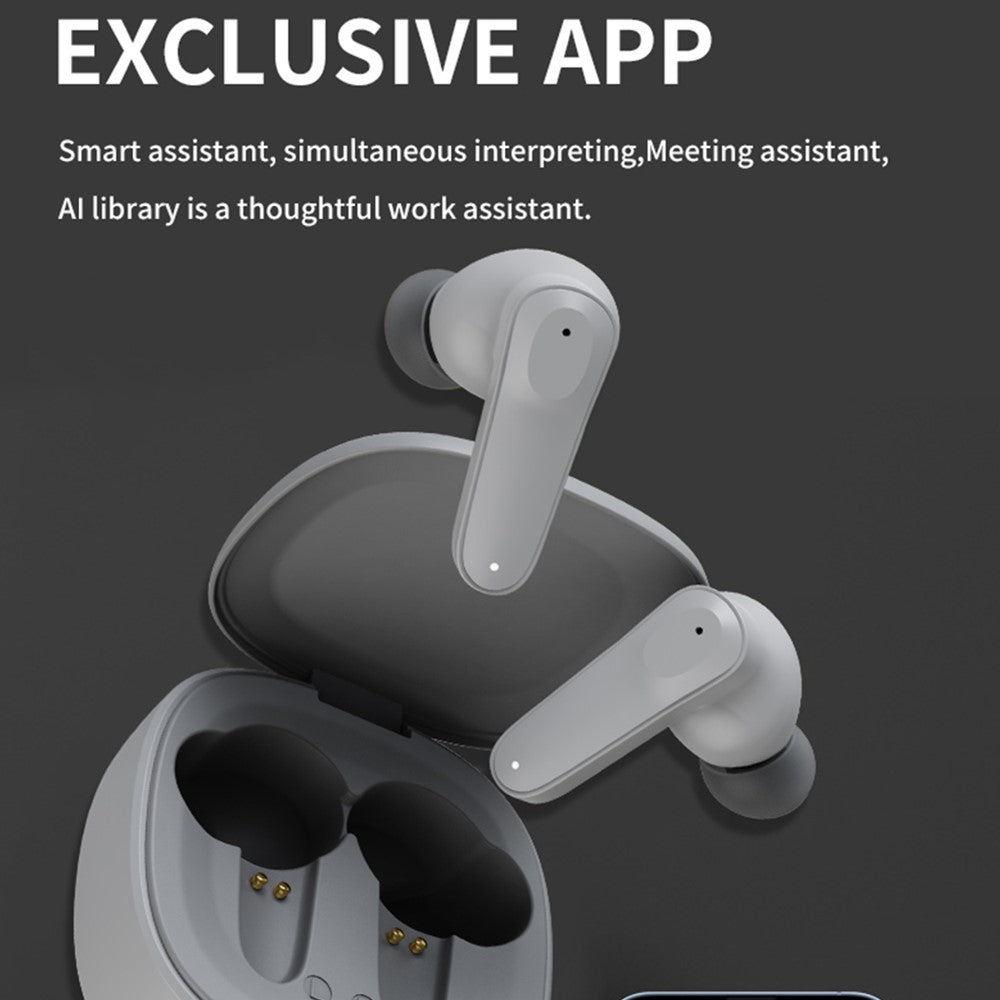 A98 Bluetooth-compatible 5.4 Wireless Earphones AI Smart Multi-Language Translation Earbuds Real-Time Translator