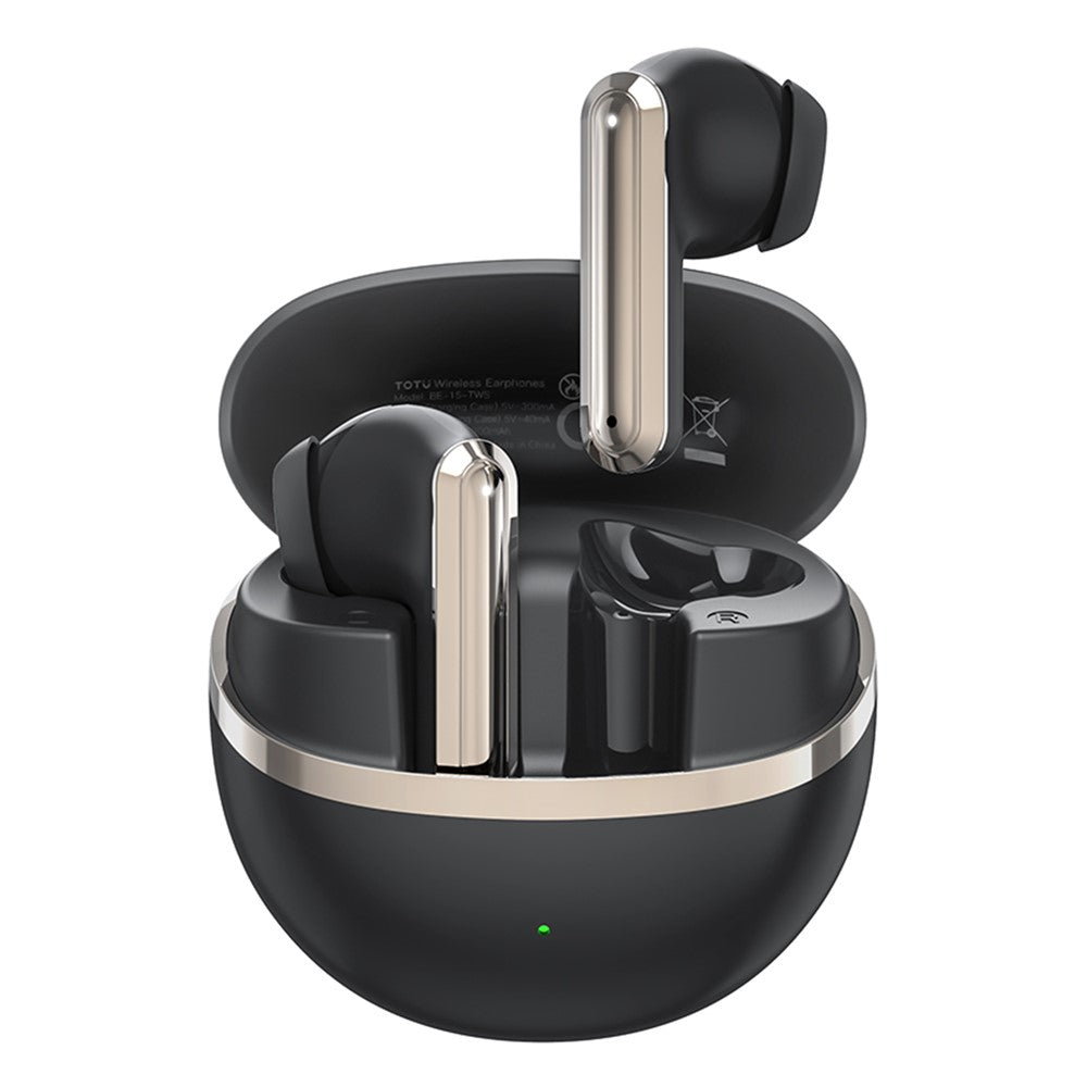 TOTU BE-15-TWS Bluetooth-Compatible TWS Earphones HiFi Sound IPX7 Waterproof Earbuds