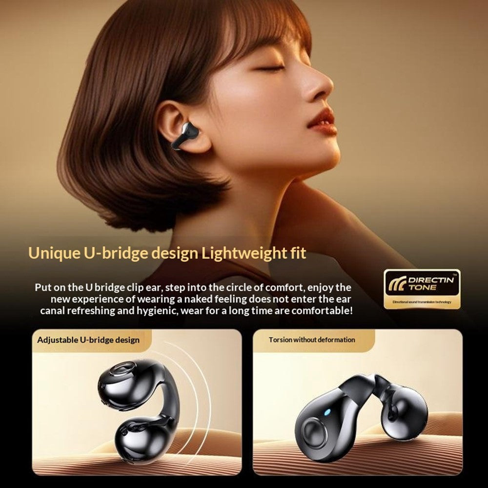 ERAZER EX05 Clip-On Earbuds Bluetooth-compatible Open Ear Wireless Earbuds for Sports (Invested By Lenovo)