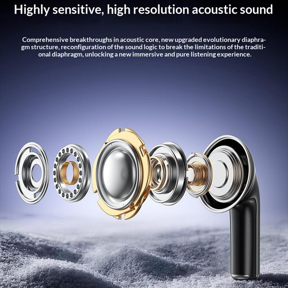 WEKOME WS-33 Wireless Bluetooth-compatible Earbuds 13mm Drivers Hi-Fi Audio Touch Control In-Ear Earphones for Music