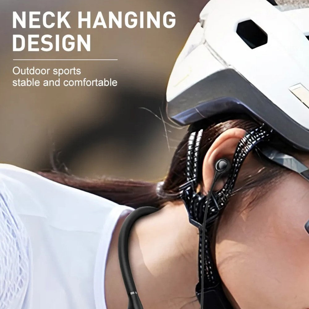 LDNIO N02 Neckband Bluetooth-compatible 5.3 Semi-In-Ear Earphones 10mm Driver 200mAh 16H Playtime Headset for Sports