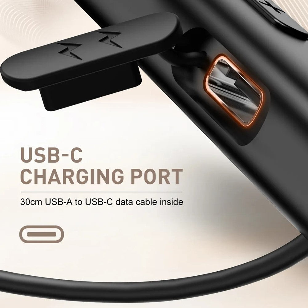 LDNIO N02 Neckband Bluetooth-compatible 5.3 Semi-In-Ear Earphones 10mm Driver 200mAh 16H Playtime Headset for Sports