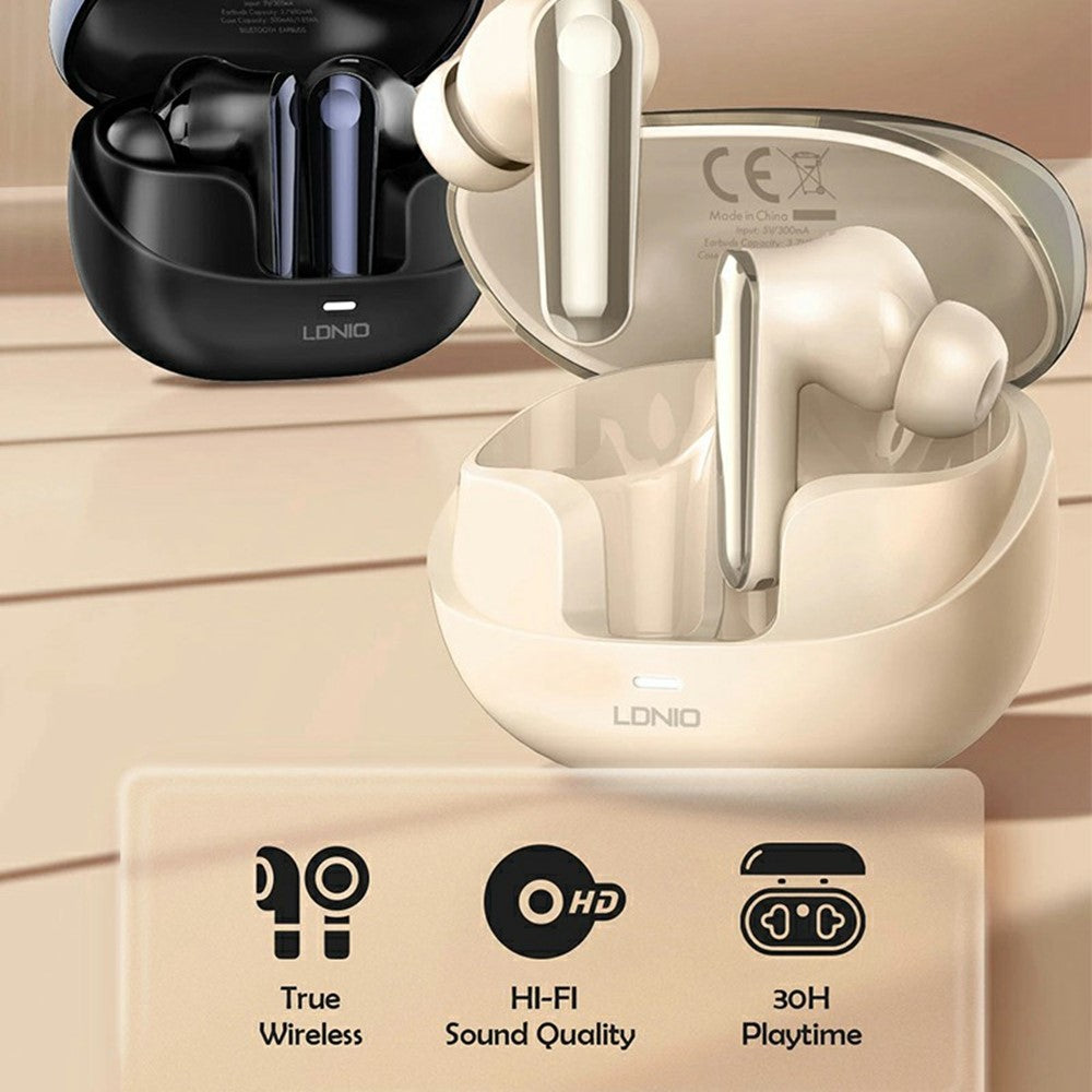 LDNIO T06 TWS Bluetooth-compatible 5.3 Earbuds Noise Cancelling Wireless In-ear Music Earbuds
