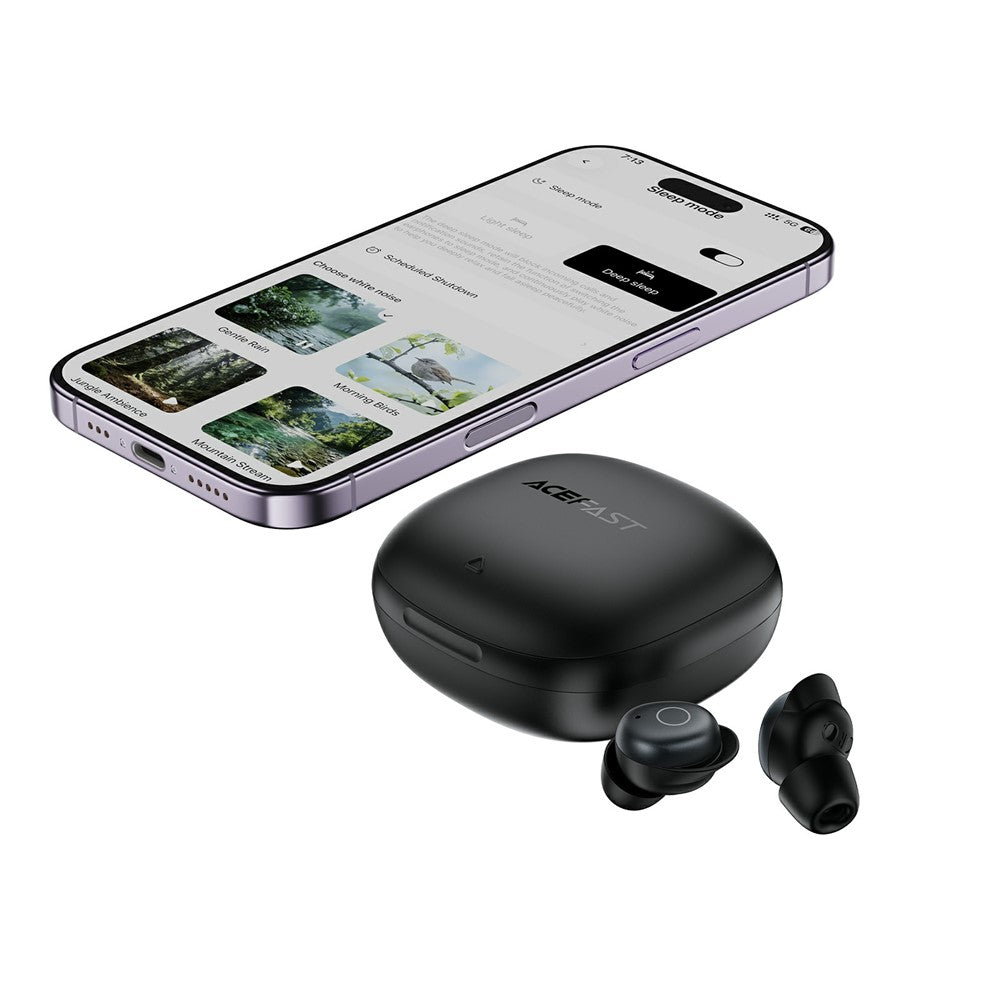 ACEFAST W10 In-Ear Wireless Earbuds Bluetooth-compatible 6.0 TWS Earphones ANC IPX4 for Sleep