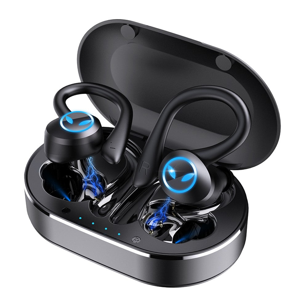 Q25 TWS Earbuds In-ear Wireless Headset Bluetooth-compatible 5.1 Earphone Waterproof Noise Reduction Design Sports Earhook Headphone