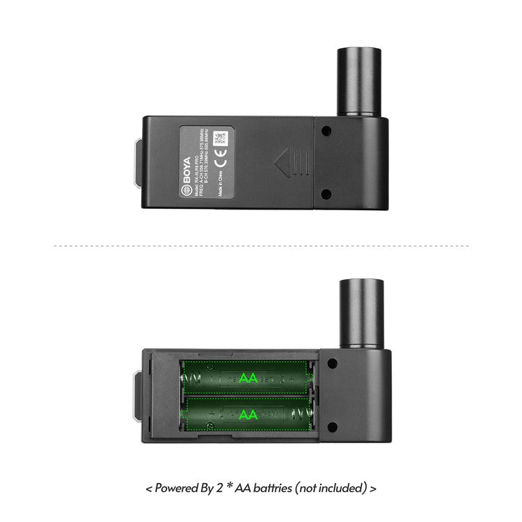 BOYA BY-WM8 Pro-k7 UHF Wireless Microphone System Transmitter+XLR Plug-on Receiver LCD Display 48 Channels 50M Effective Range Lavalier Mic